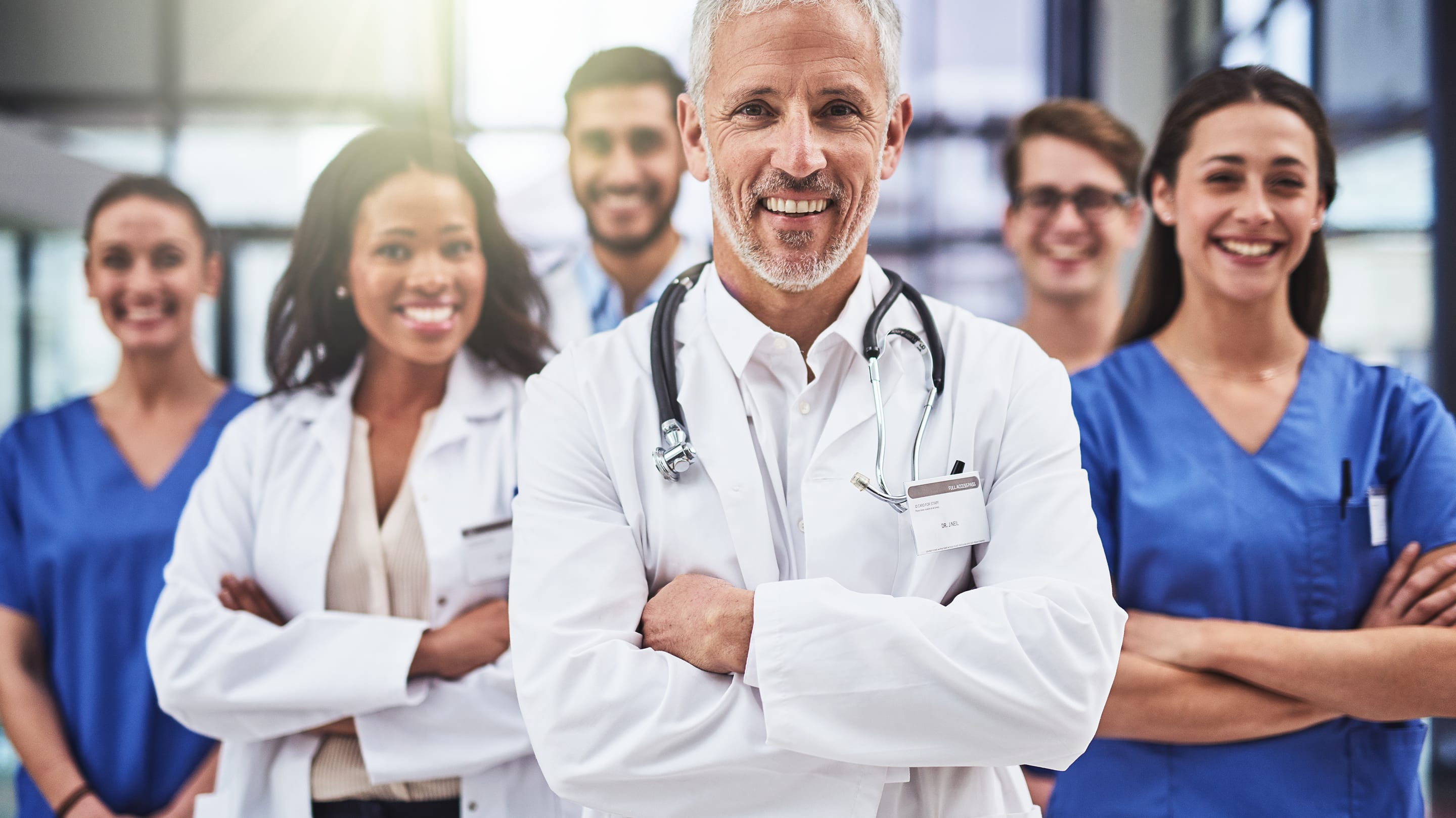 Image of of group of doctors together.
