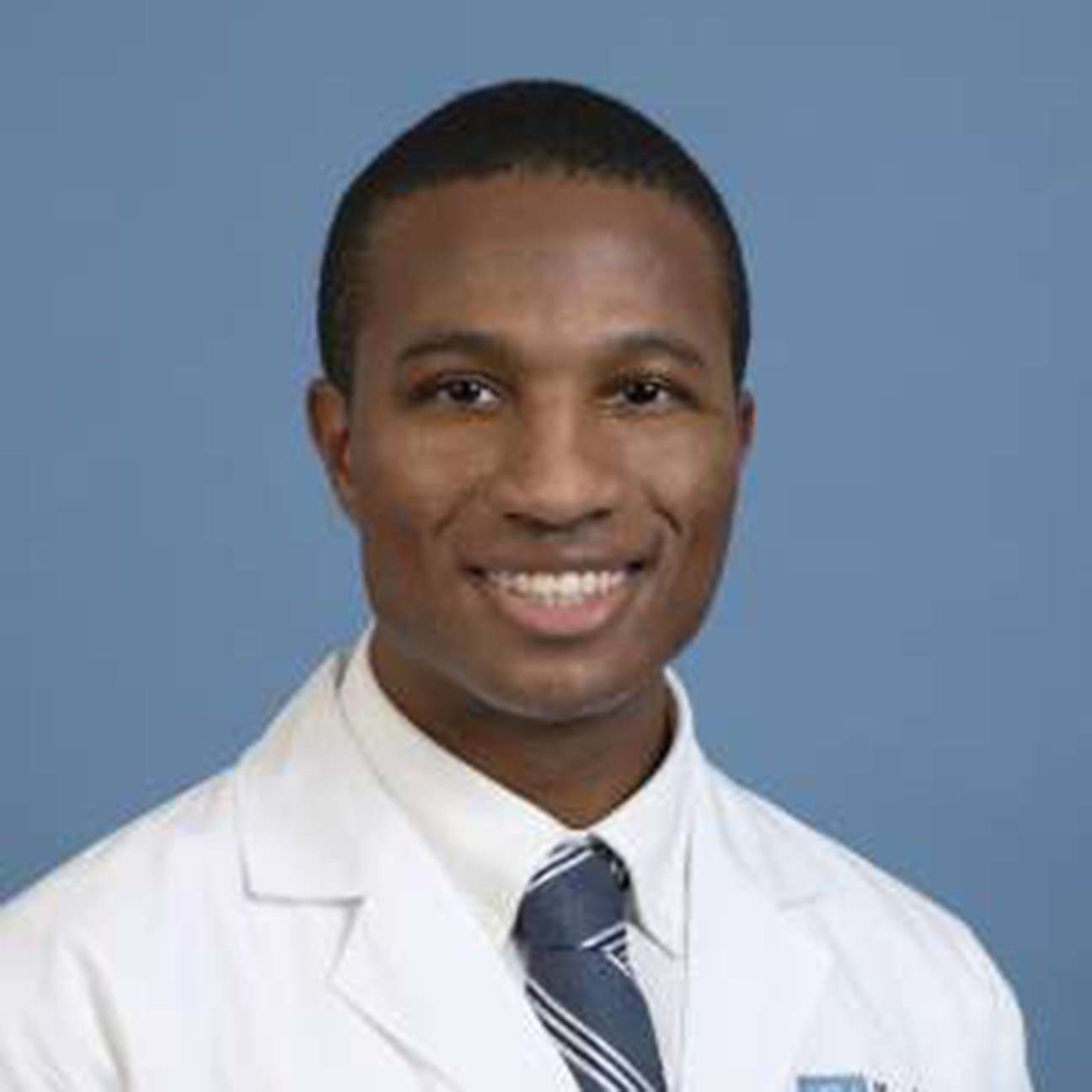 Exemplary Teaching Award winner Phillip Brown, MD, with his quote from the story