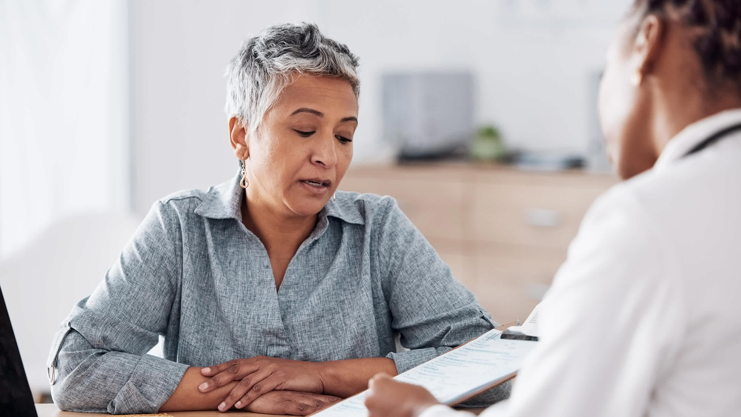 Physician updates wellness exam notes