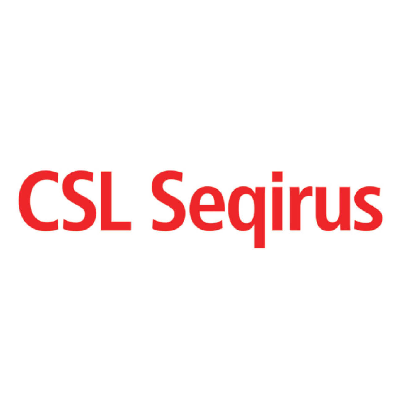 Red letters spell out CSL Seqirus in the logo. 