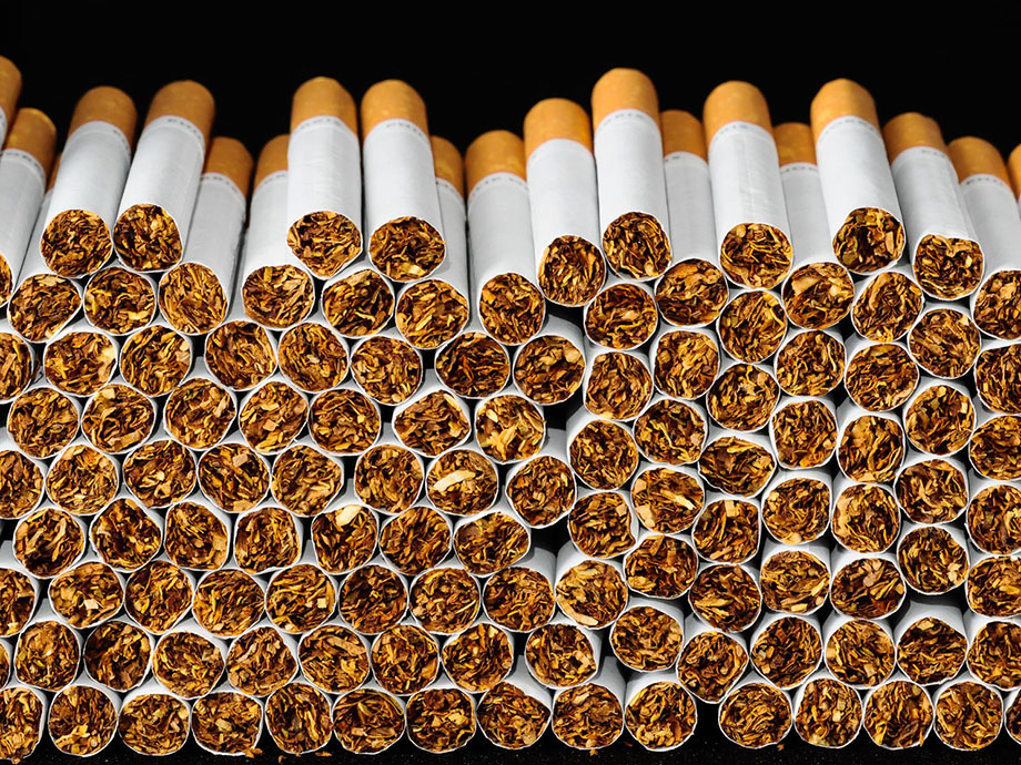 Stack of cigarettes