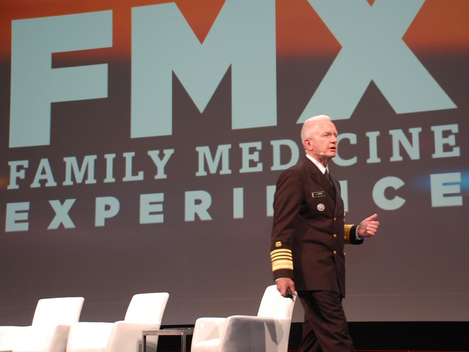 HHS Assistant Secretary for Health Brett Giroir, M.D., speaks about opioids during the 2018 FMX