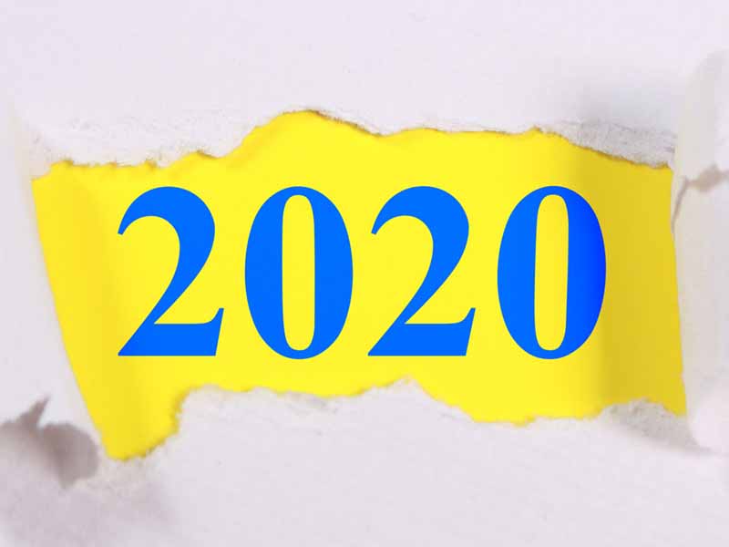 2020, ready for 2020, resolutions preparation in life for next year, motivational inspirational quotes, words typography top view lettering concept
