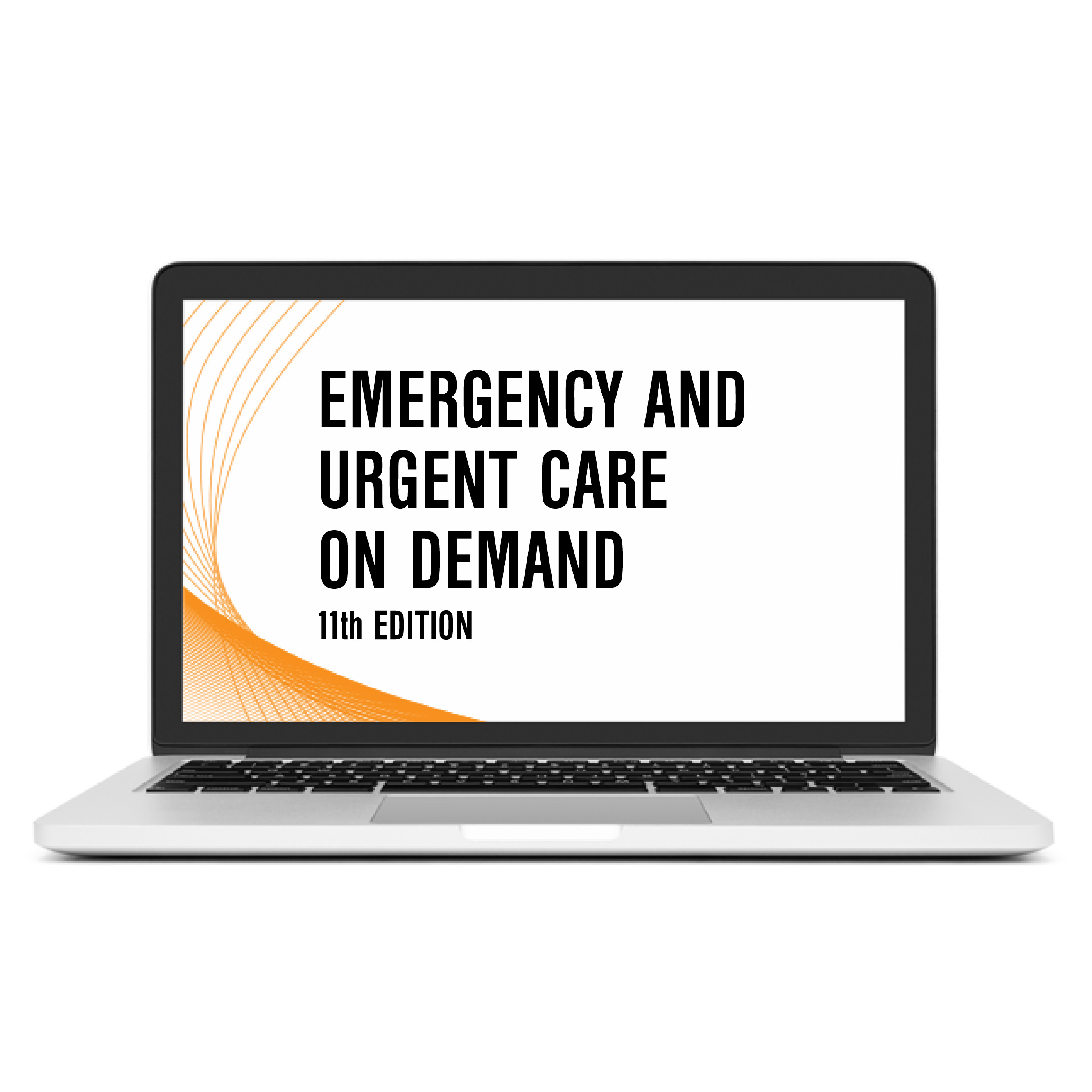 Emergency and Urgent Care On Demand on Laptop Screen
