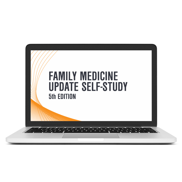 Family Medicine Update Self-Study on Laptop