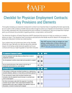 Contract review checklist cover page