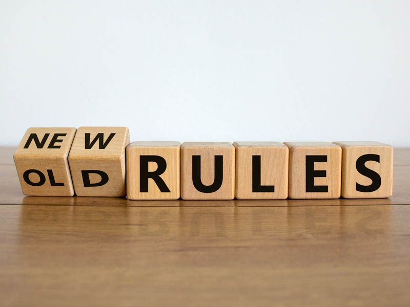 new rules old rules wooden blocks
