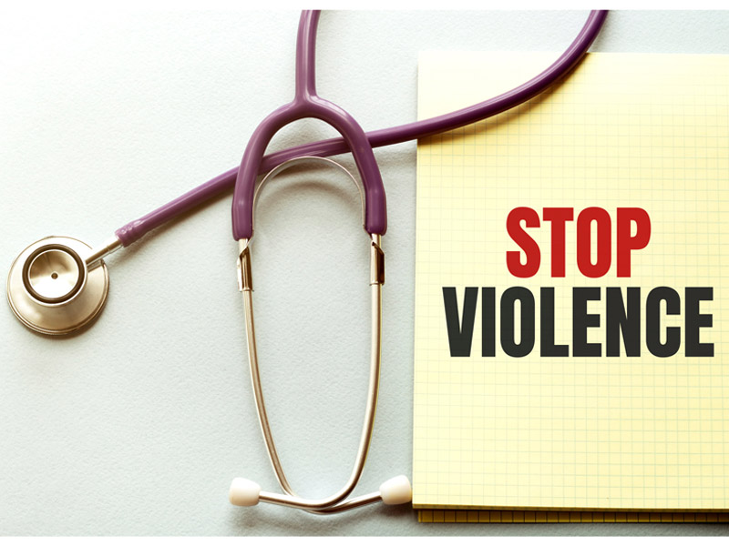 stop violence concept