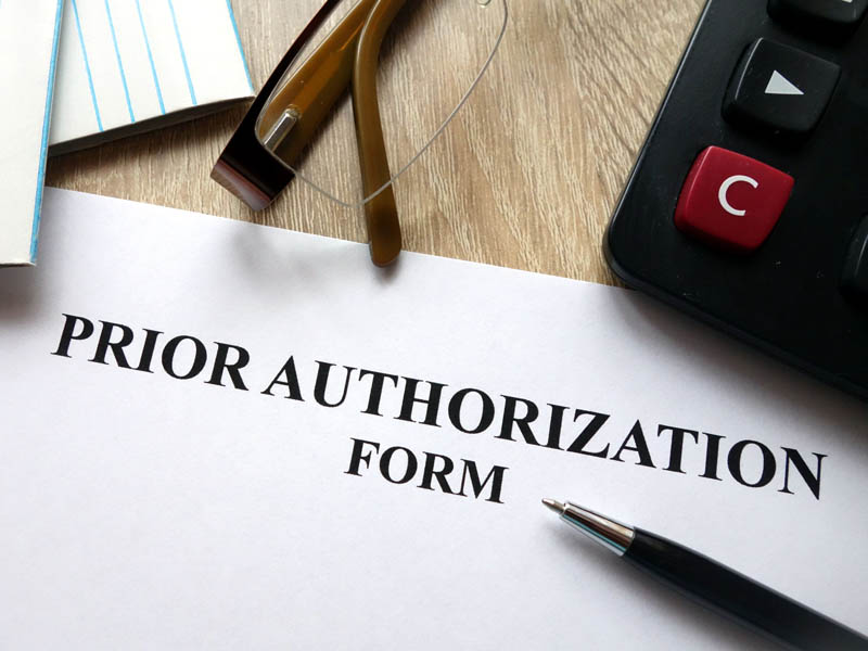 prior authorization form concept