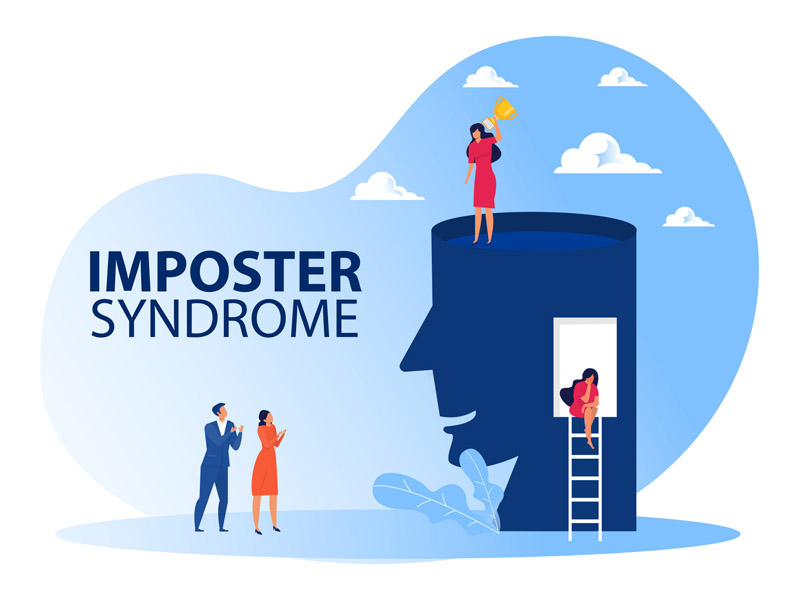 imposter syndrome concept