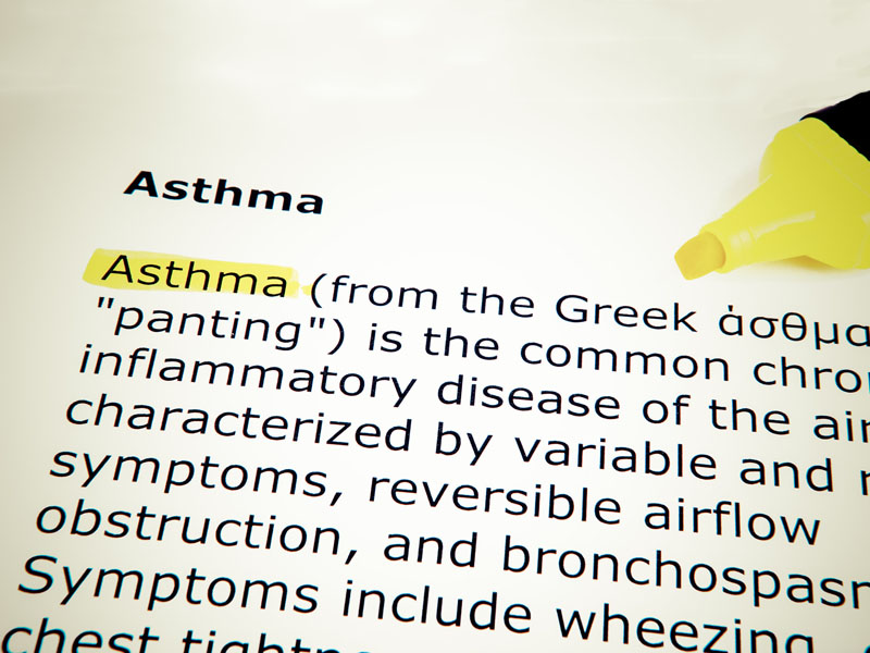 asthma in book