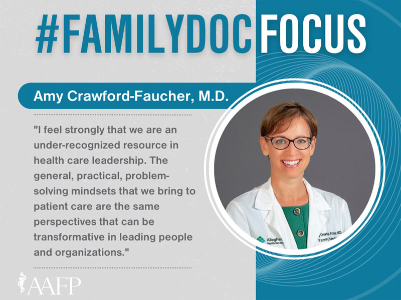 headshot of Amy Crawford-Faucher, M.D.