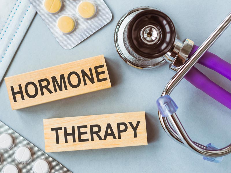 hormone therapy wooden blocks