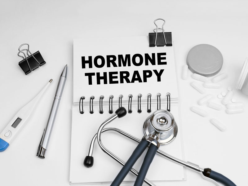 hormone therapy concept
