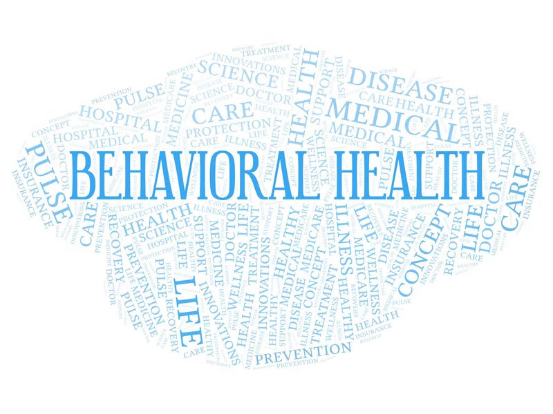 Behavioral health word cloud