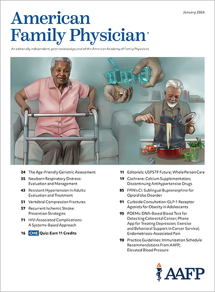 AFP journal cover for January 2026 issue