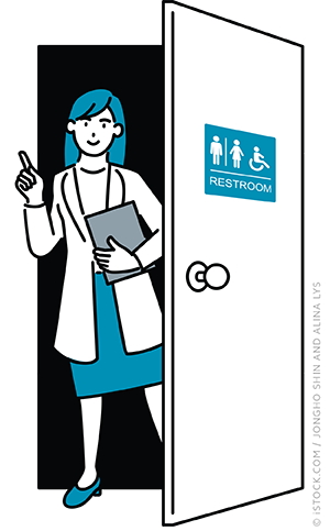physician restroom