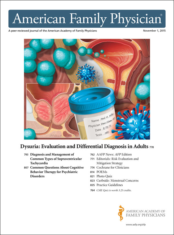 Dysuria: Evaluation and Differential Diagnosis in Adults | AAFP